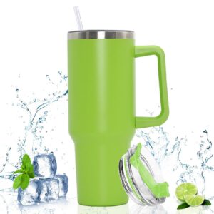 Doppelwandiger Edelstahl Vakuum Isolierbecher 40oz 1200ml Für Kalte Und Heiße Getränke Tragbar Für Auto Und Reise Thermo
