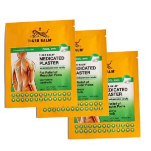 HELLOYOUNG Tigerbalsam Kräuterpflaster für Muskeln und Rücken (2 Pflaster) - Medizinische Pflaster zur Gesundheitssorge