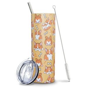 Corgi Tumbler für Hundeliebhaber: Corgi-Thema, lustiges Geschenk, 350ml