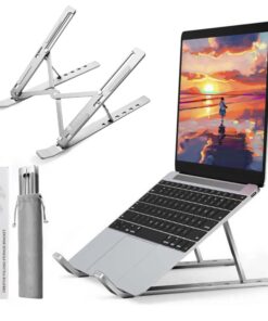 AiTodos® Laptop Ständer - Leicht, rutschfest, faltbar, 6-Gang-Anpassung, einfache Wärmeableitung - Idealer Laptop Stände