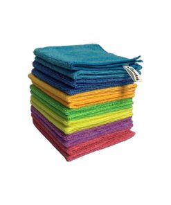 Vileda Mikrofaser Allzwecktücher Colors | Reinigungstücher trocken + feucht | 100% Mikrofaser-Material | Multifarbig | M