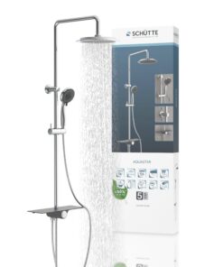 SCHÜTTE AQUASTAR Regendusche mit Ablage Chic & Functional für Badegäste im Badezimmer