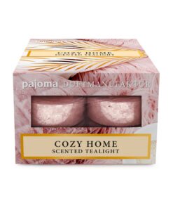 Duftteelichte pajoma® Cozy Home - Stearinsäure-Wachs, 12 Stück, Deko Premium Qualität, ca. 3 Stunden Brenndauer