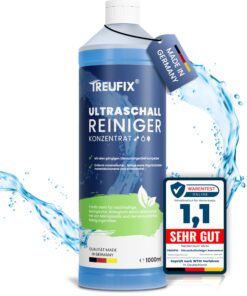 Treufix - Ultraschallreiniger Konzentrat für maximale Sauberkeit | Effektiver Brillenreiniger, Zahnreiniger, reinigt Sch