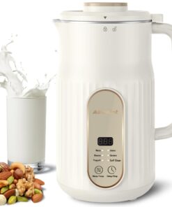 AlfaBot N2 Sojamilchmaschine 1000ml, automatische Pflanzenmilchmaschine für Hafer, Mandel und Soja