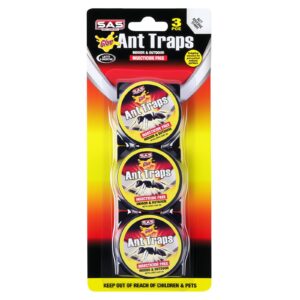 Ameisenköder 3PCS – Ungiftige Klebefalle für Ameisen, geruchlos und sicher für Kinder & Haustiere, perfekte Lösung für Z