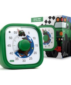 Visueller Timer TickTock Monster Truck - Zeitmanagement-Tool - Fördert Konzentration & Produktivität - Für Kinder - 60 M