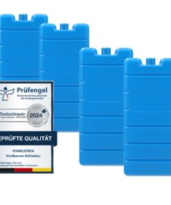 VonBueren 2-30 Kühlakkus für Kühltasche 12h Kühlung | ideal für Outdoor-Activisten | perfekt für Urlaubsreisende | 200 g