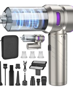 Fwiill 4-in-1 Handstaubsauger Akku Kabellos 18000Pa für Büro, Haus und Küche - Stark mit Bürstenloser Motor - 3-Gang --p