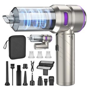 Fwiill 4-in-1 Handstaubsauger Akku Kabellos 18000Pa für Büro, Haus und Küche - Stark mit Bürstenloser Motor - 3-Gang --p