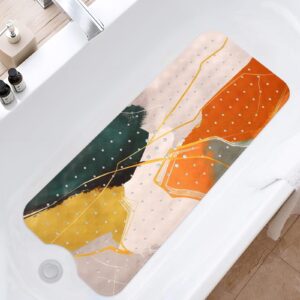 Rutschfest Badewannenmatte 100x40cm - BPA-frei, Schimmelresistent & Maschinenwaschbar