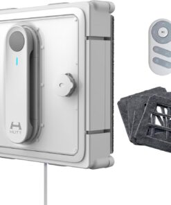 HUTT Fensterputzroboter 150ml 3800Pa 13 Sensoren Glas Fliesen Spiegel Wintergärten Sicherungsseil 4 Reinigungstücher