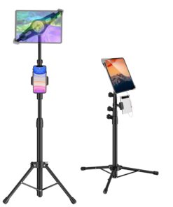 Höhenverstellbarer Tablet Ständer Stativ für iPad Pro und alle TabletsPhones mit 9 bis 15 Zoll