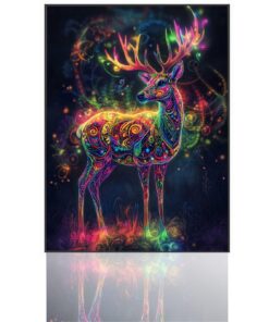 Reh Malen Nach Zahlen Kinder Heimdekoration W8-8 Tier Malen Nach Zahlen Erwachsene Handgemalt ÖLgemäLde Geschenke Women