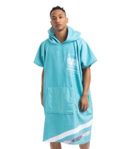 HOMELEVEL Surf Poncho Unisex - Badeponcho mit Kapuze OEKO-TEX für Erwachsene