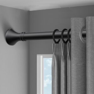 Edelstahl Gardinenstange Ohne Bohren Länge 410-500cm für Badezimmer und Schlafzimmer