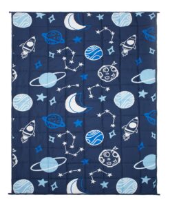 Weighted Blanket OHS 3kg Schwere Decke 100 x 150 cm OEKO-TEX STANDARD 100 Blau