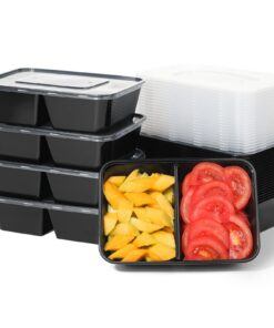 25 Pack Meal Prep Boxen für Fitness-Lunch-Mikrowellengeeignet und luftdicht