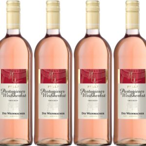 Deutsches Weintor eG Portugieser Weißherbst 2024 Trocken für Weinliebhaber zuriefsamen Genuss (6 x 1.0 l) Deutsches We
