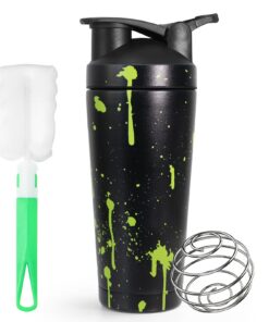 HNCY Proteinshake Shaker 750ml Edelstahl – Klumpenfreie, cremige Shakes für Sportler beim Training - Auslaufsicher, Kein