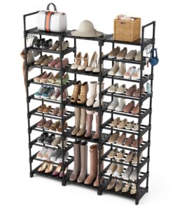 Vicye 10 Ebenen Schuhregal für Platzsparende Schuhaufbewahrung, ideal für Ankleidezimmer und Flur, 54-62 Paar Schuhe, mi