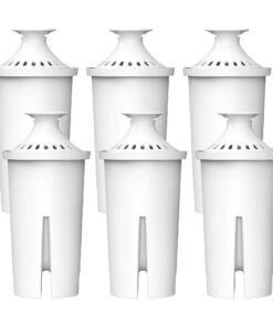 Maxblue Wasserfilterpatrone für Brita® Classic, Mavea 107007, Aqua Optima® RUF916 - TÜV SÜD und NSF zertifiziert - 6er P