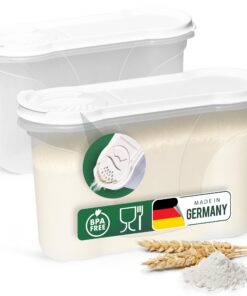 Novaliv Meal-Prep-Boxen 1,3 Liter Vorratsdose Schüttdosen Küchen Organizer Schüttdosen Set