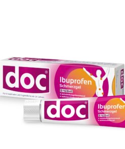 Ibuprofen Schmerzgel 100g, entzündungshemmend & schmerzlindernd, gut verträglich & rezeptfrei - schnelle Wirkung bei Rüc