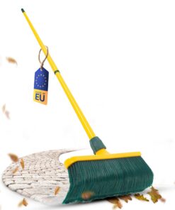 Novaliv Gartenbesen Set 40 cm Kunststoff Stiel gebogenes Bürste (1 Stück)