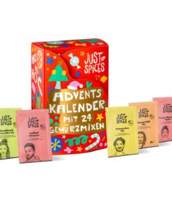 Just Spices Kleiner Gewürz Adventskalender 2025 | 24 Gewürzmixe im Probierformat | Ideal als Dezember-Geschenk