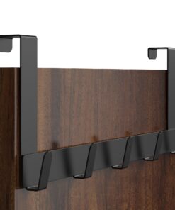 Premium Türgarderobe aus Edelstahl zum Einhängen - extrem belastbar, Platzspargern und geeignet für Tür und Handtuchhalt