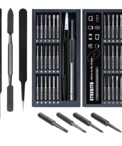 STREBITO Präzisionsschraubendreher-Satz 39 in 1 für Elektronik, PC, Laptop, RC, Telefon - Langdynamische Torx Bits - S2