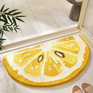 Highdi Badezimmer TüRmatte rutschfeste Badteppich, Absorbierend Weicher Hochflor Badezimmerteppich, Waschbar Schlafzimme