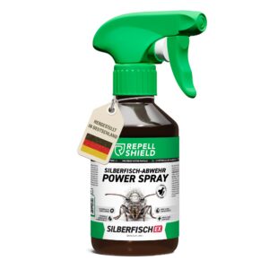 RepellShield® Silberfisch Spray 250ml – Effektives, geruchloses Mittel mit Lavandinöl für nachhaltige Anwendung gegen Si