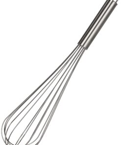 Fackelmann Schneebesen Silber 32,5 cm robust Edelstahl Ballon Schnee Removal Robust EdelstahlBallon Schneebesen 32,5 cm