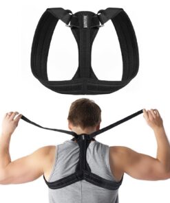Modetro Sports Rücken-Geradehalter für Damen und Herren – Schultergurt zur Haltungskorrektur – Lindert Schmerzen inkl. e