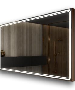FORAM LED-Badspiegel - Nach Maß gefertigt - Für moderne Badezimmer - Beleuchtung eingeschlossen - 180x80 cm - Individual