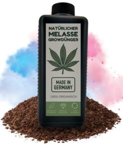 1L Melasse Grow Dünger CannabisMadeInGermany I Hochwertiges Düngemittel für leckere große Hanfblüten I Ideal für Growbox