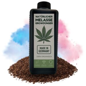 1L Melasse Grow Dünger CannabisMadeInGermany I Hochwertiges Düngemittel für leckere große Hanfblüten I Ideal für Growbox