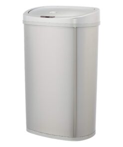 Amazon Basics - 50 L Edelstahl Mü lleimer mit Berührungslosem Bewegungssensor - fürOutdoor-Verwendungkraine