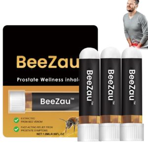 BeeZau Prostate Wellness Inhaler - Nasale Inhaler-Streifen für Männer - Stoffwechsel und Immunsystemunterstützung - 3 P
