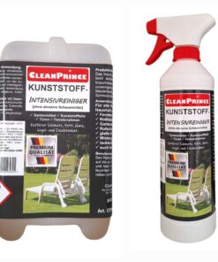 2,5 Liter Kunststoffintensivreiniger | Intensiver Kunststoffreiniger für Gartenmöbel | Fett, Insektenkot, Witterungsrück