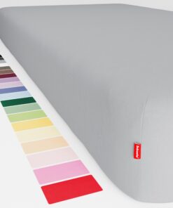 Schuette® Spannbettlaken Wow! Kollektion Graceful Grayce Faltenfrei Baumwolle Matratzenhöhe bis 25 cm 200x220 cm 100% Su