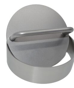 Burgerpresse Edelstahl 2-teiliges Set - ideales Gefülltes für gleiche Patties & optimaler Grillen - nachhaltig, spülmasc