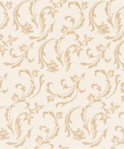 Papstar 50 Champagner Servietten "ROYAL Collection" für Dinner mit Damascato Muster #84995 Papstar 50 Champagner Falzs