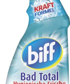 Biff Bad Total Hygienische Frische Bad Reiniger - Kalkentferner für hygienische Sauberkeit im Bad (750 ml) | Biff Bad R