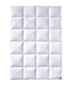 Billerbeck Daunendecke Martina® - winterwarm - familienfreundlich - hypoallergenisches Futter - 135x200 cm - weiß