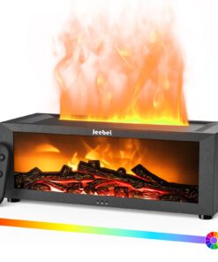 Aroma Diffuser für Ätherische Öle - Kamin Diffusor mit Dynamischem Flammeneffekt - Schlafzimmer und Büro - 150ml Luftbef