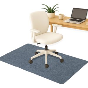 Bürostuhl Unterlage Premium Kratzfeste Anti-Rutsch Design Dunkelgrau 140x90cm