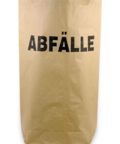 Hypafol Bio Müllbeutel 50 Stück | abbaufähige braune Biomüllbeutel für Kompostierbare Abfälle | ohne Plastik | 2-Lagig,